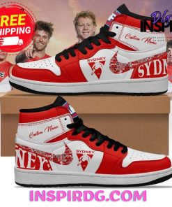 The Sydney Swans AFL Personalized Air Jordan 1 High Top