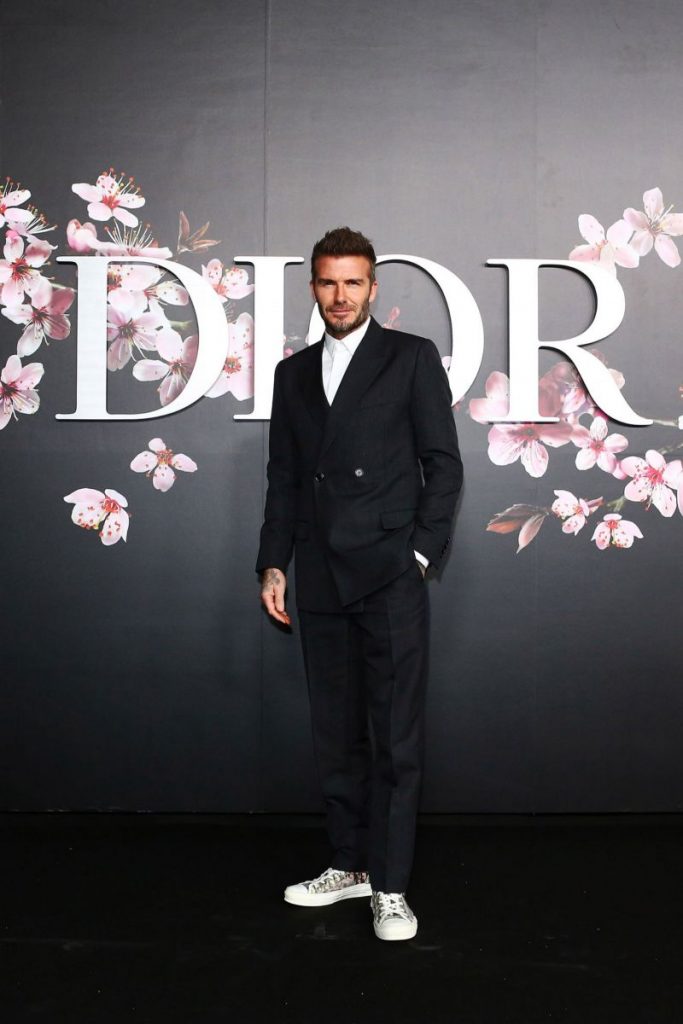 david beckham dior pre fall show 2019