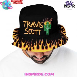Travis Scott LA FLAME Bucket Hat