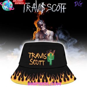 Travis Scott LA FLAME Bucket Hat