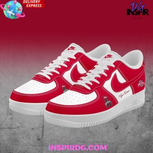 Ohio State Buckeye Custom Nike Air Force 1