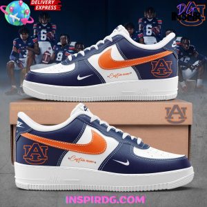Auburn Tigers Football Custom Nike Air Force 1