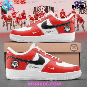 Georgia Bulldogs Football Custom Nike Air Force 1