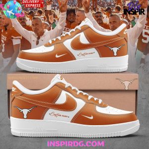 Texas Longhorns Football Custom Nike Air Force 1