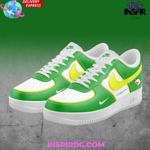 Oregon Ducks Football Custom Nike Air Force 1