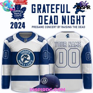 Toronto Maple Leafs x Grateful Dead Night 2024 Hockey Jersey